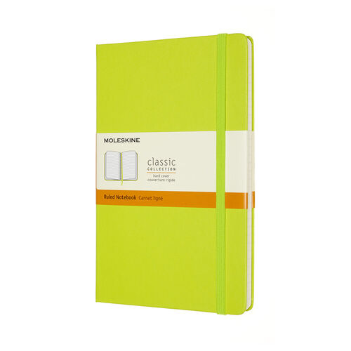 Moleskine Notebook Large Ruled Hard Lemon Green